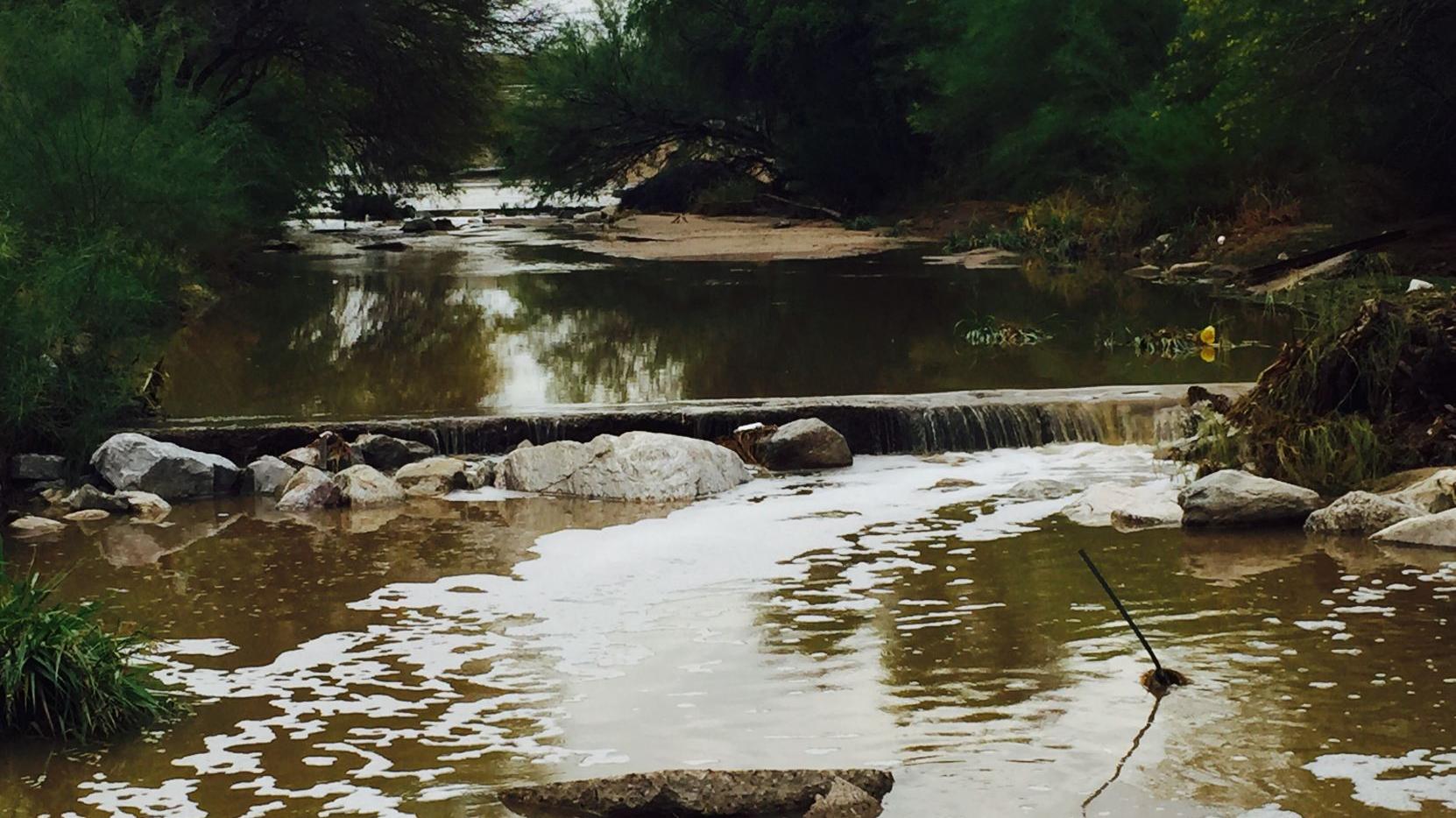 Alamo Wash in flow